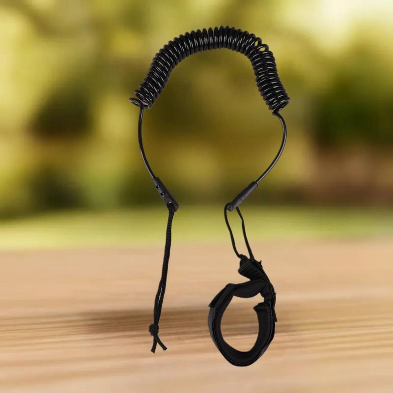 Surfboard Leash Ankle - สายจูงข้อเท้ายืดหยุ่นขดสําหรับการโต้คลื่น, เชือกขากระดานโต้คลื่น Sup Paddle Board