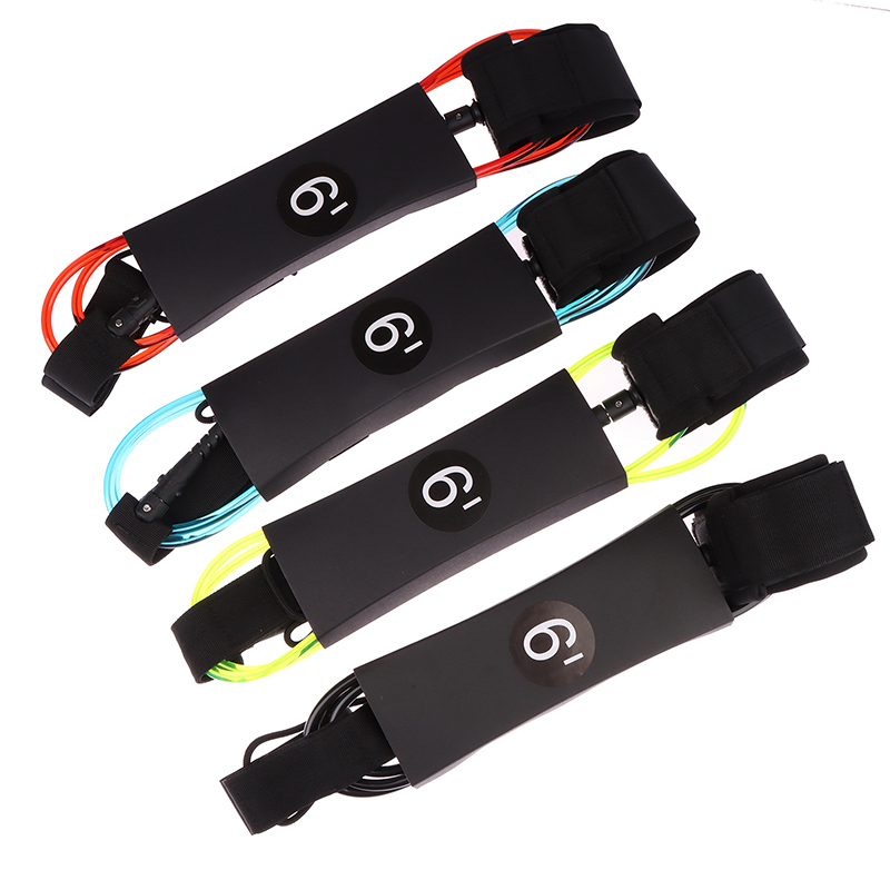Surfboard Leash Ankle - สายรัดข้อเท้าสำหรับกระดานโต้คลื่น 1 ชิ้น ยาว 6 ฟุต