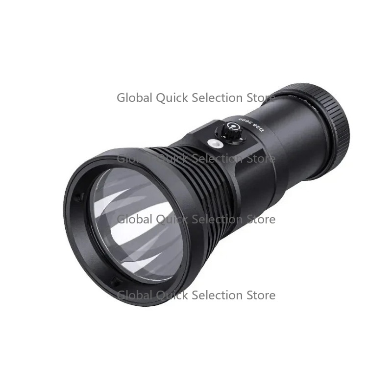 Underwater Flashlight - ไฟฉายดำน้ำ D28 3600 D30 4000 ลูเมนสูง