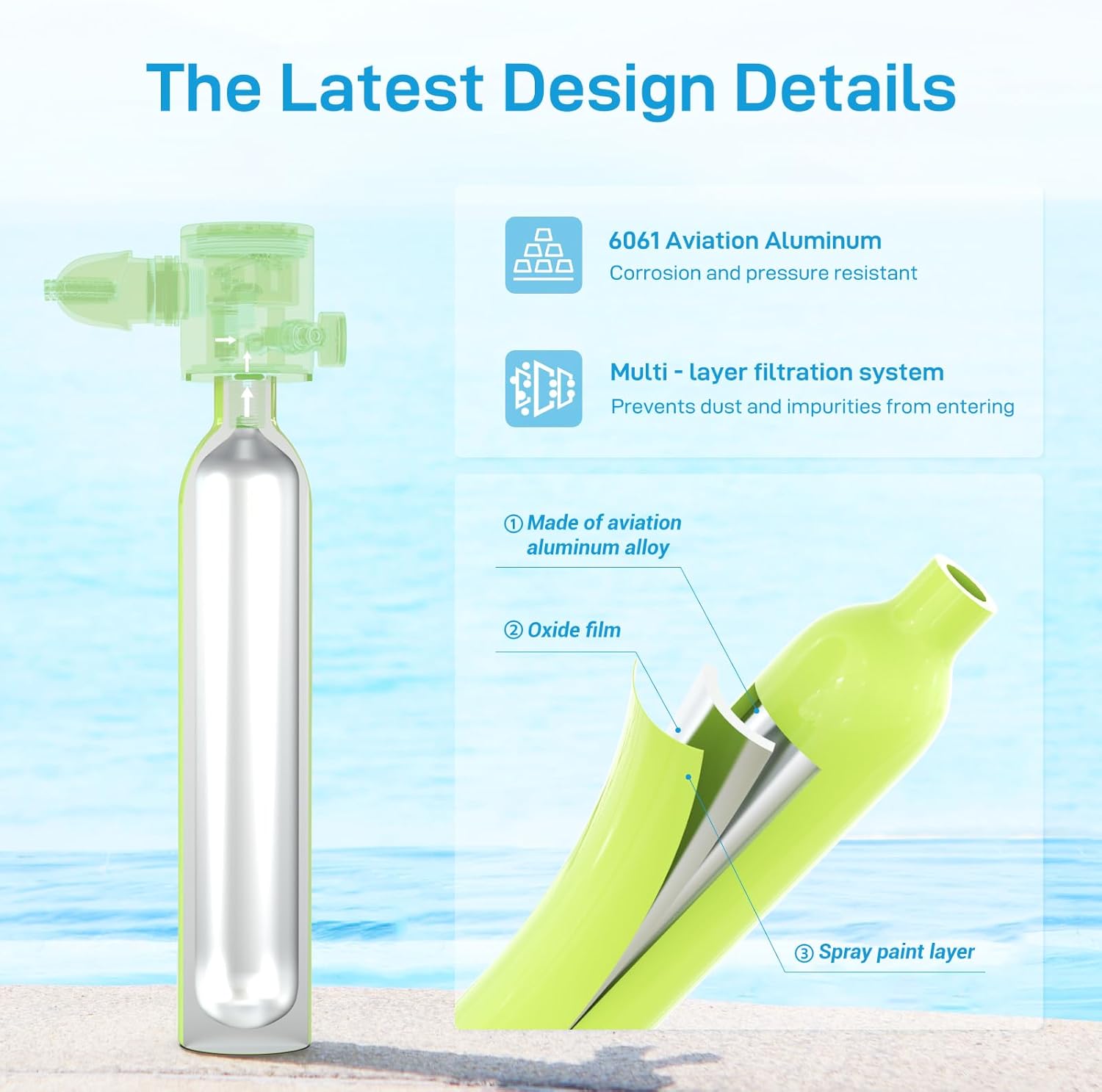 HOUVAN 0.5L Mini ดําน้ําถังเชื - Aquatic Diving บทวิจารณ์และราคา