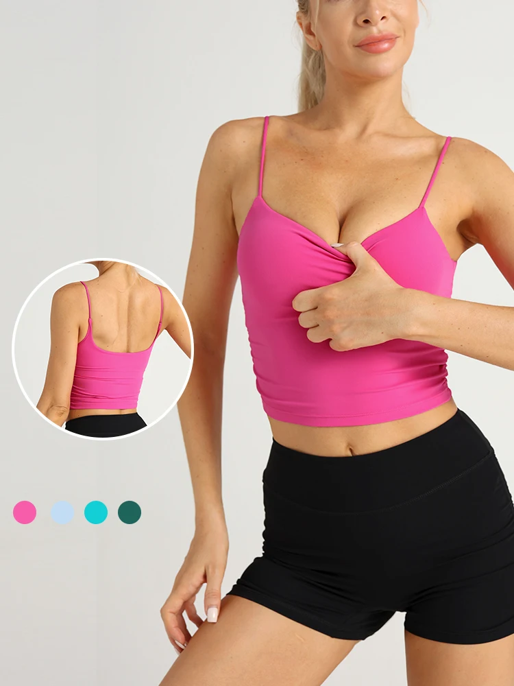 เสื้อผ้าโยคะทรงสลิมฟิตสำหรับฤด - Aquatic Sports Bra บทวิจารณ์และราคา