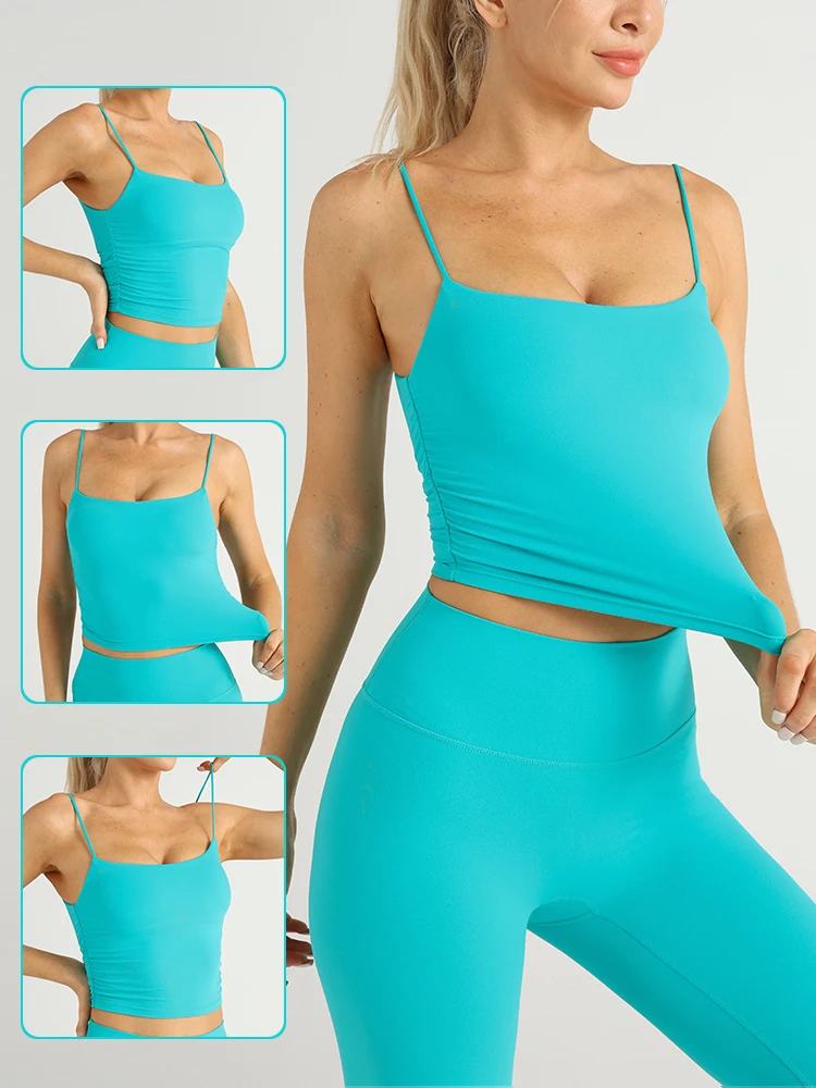 เสื้อผ้าโยคะทรงสลิมฟิตสำหรับฤด - Aquatic Sports Bra บทวิจารณ์และราคา