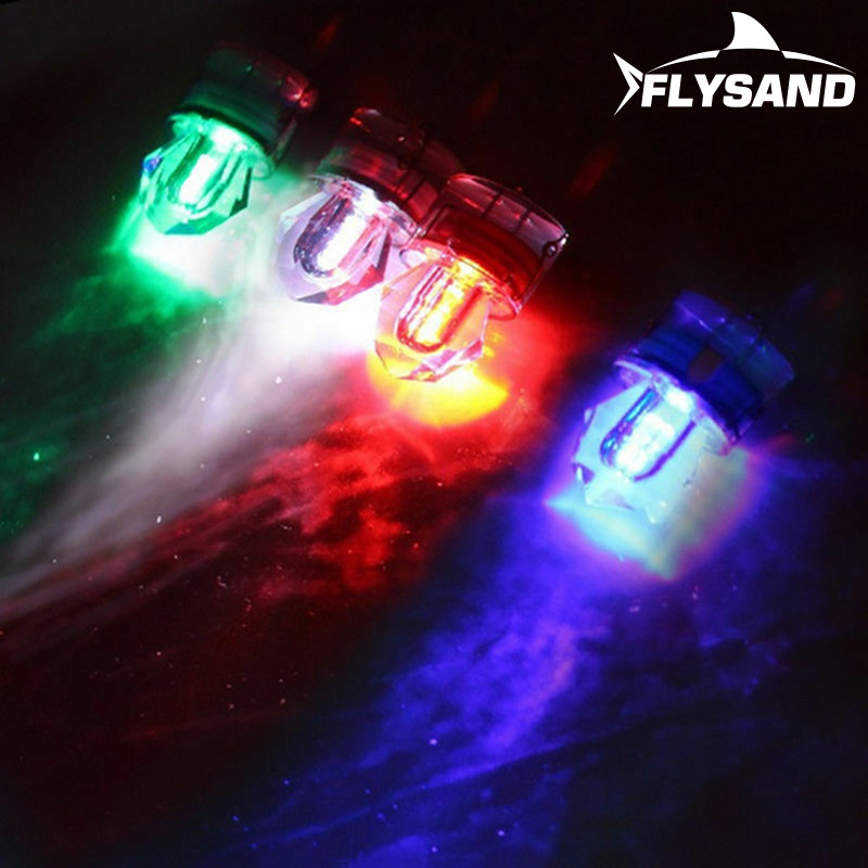 อุปกรณ์ตกปลามีไฟ LED หลอดไฟตกป - Underwater Flashlight บทวิจารณ์และราคา