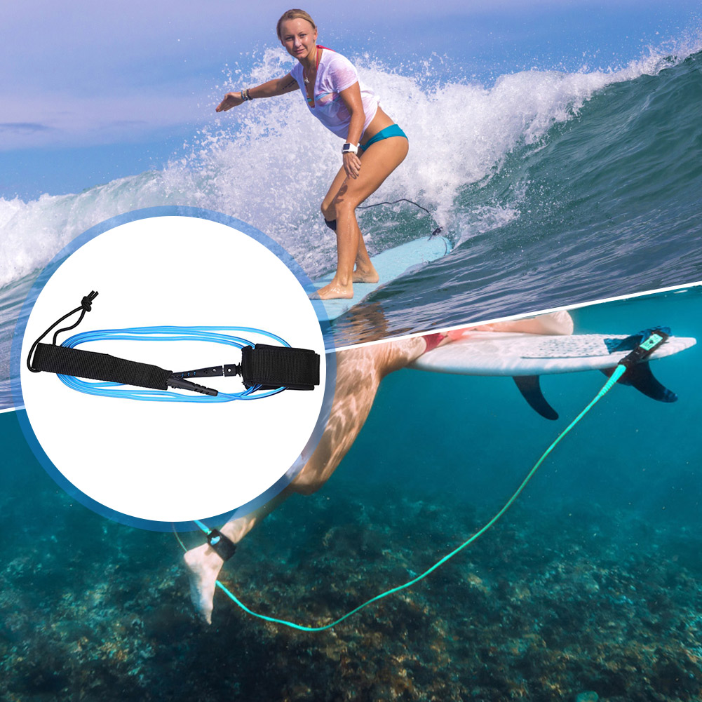 ตรงกระดานโต้คลื่น Leash Super  - Surfboard Leash Ankle บทวิจารณ์และราคา