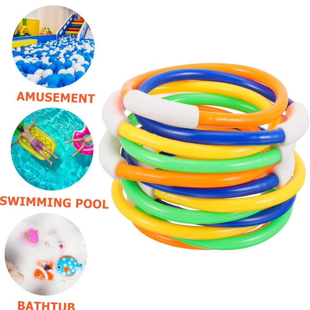 วงแหวนดำน้ำหลากสี 4 วง สำหรับเ - Aquatic Diving บทวิจารณ์และราคา