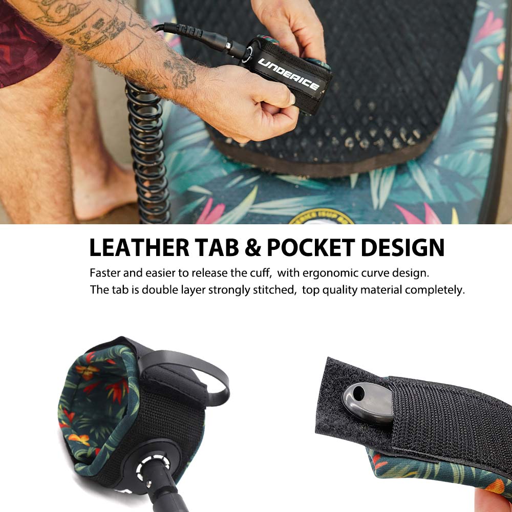 สายรัดข้อเท้าสำหรับแพดเดิลบอร์ - Surfboard Leash Ankle บทวิจารณ์และราคา