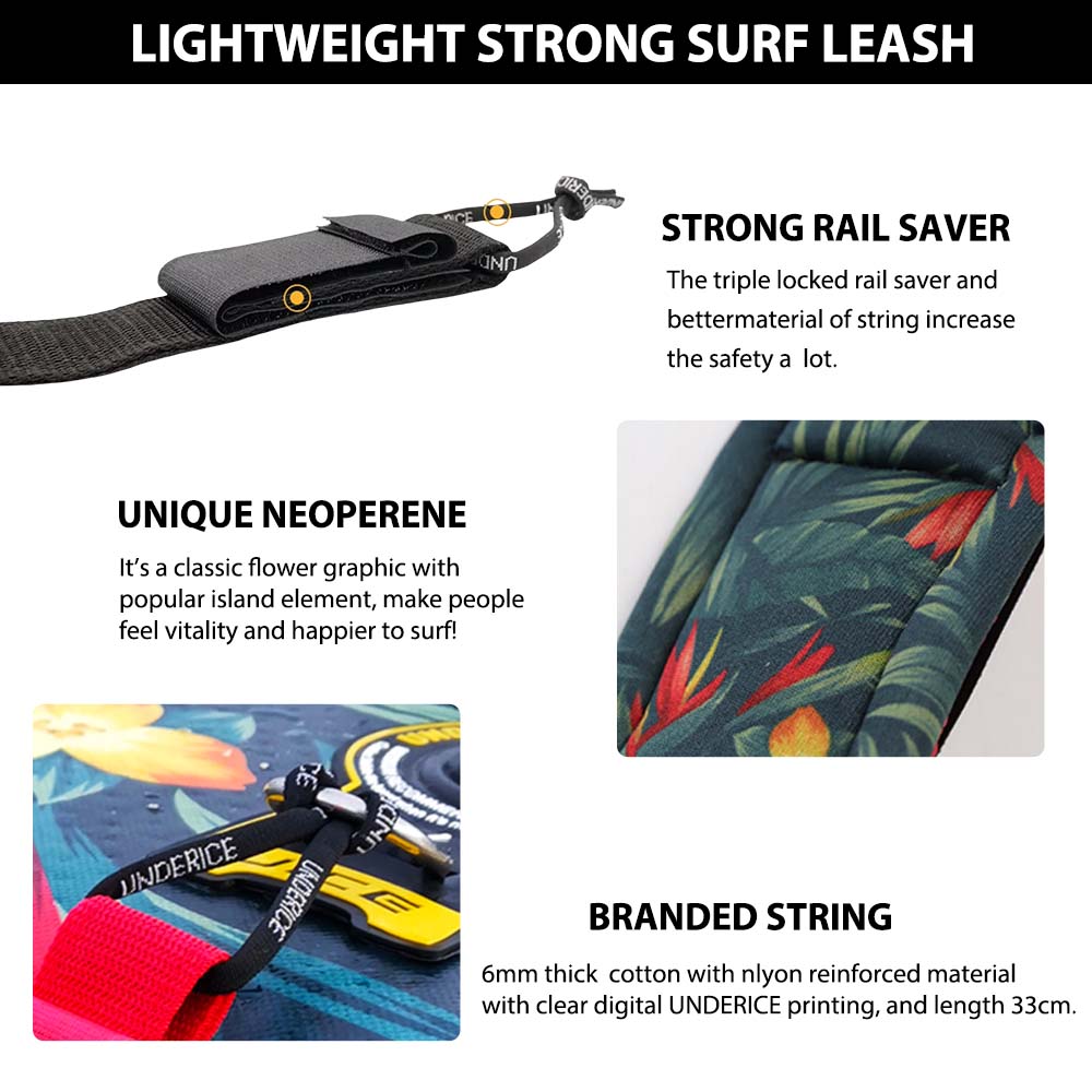 สายรัดข้อเท้าสำหรับแพดเดิลบอร์ - Surfboard Leash Ankle บทวิจารณ์และราคา