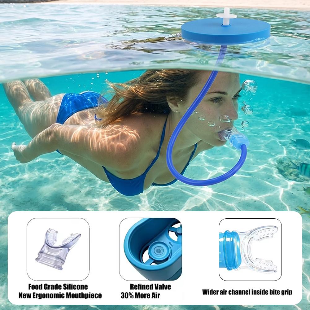 ท่อหายใจดำน้ำแบบฟรีสไตล์พร้อมท - Aquatic Diving บทวิจารณ์และราคา