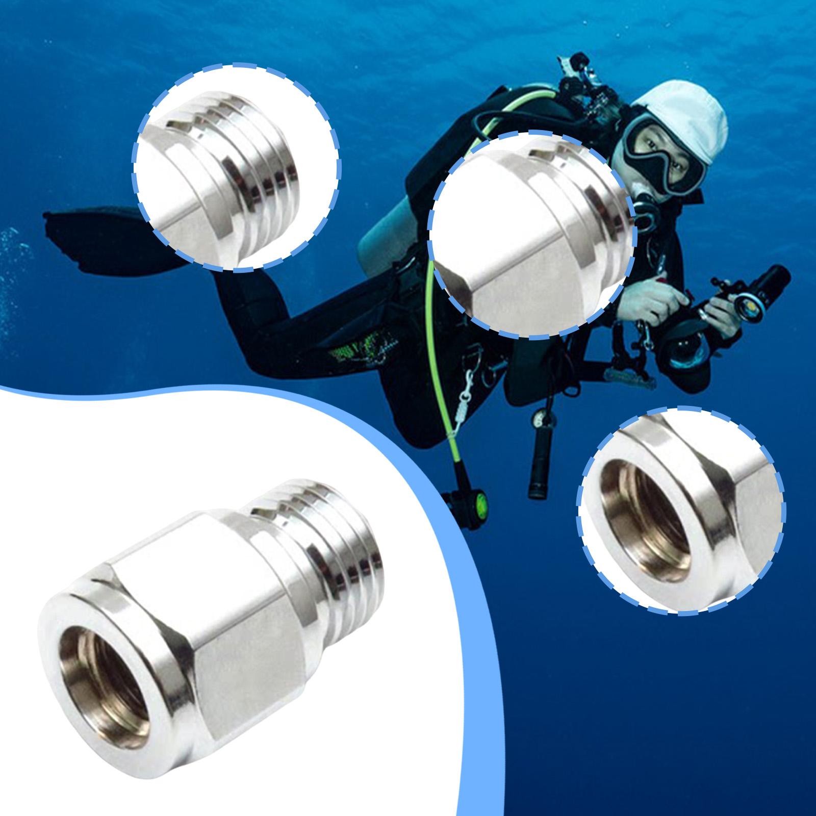 3/8-24 ตัวเมียถึง 9/16-18 ตัวผ - Aquatic Diving บทวิจารณ์และราคา