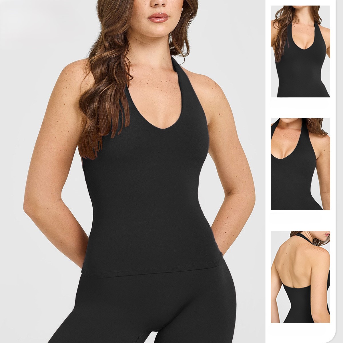 เสื้อชั้นในโยคะแบบผูกคอ ไร้โคร - Aquatic Sports Bra บทวิจารณ์และราคา