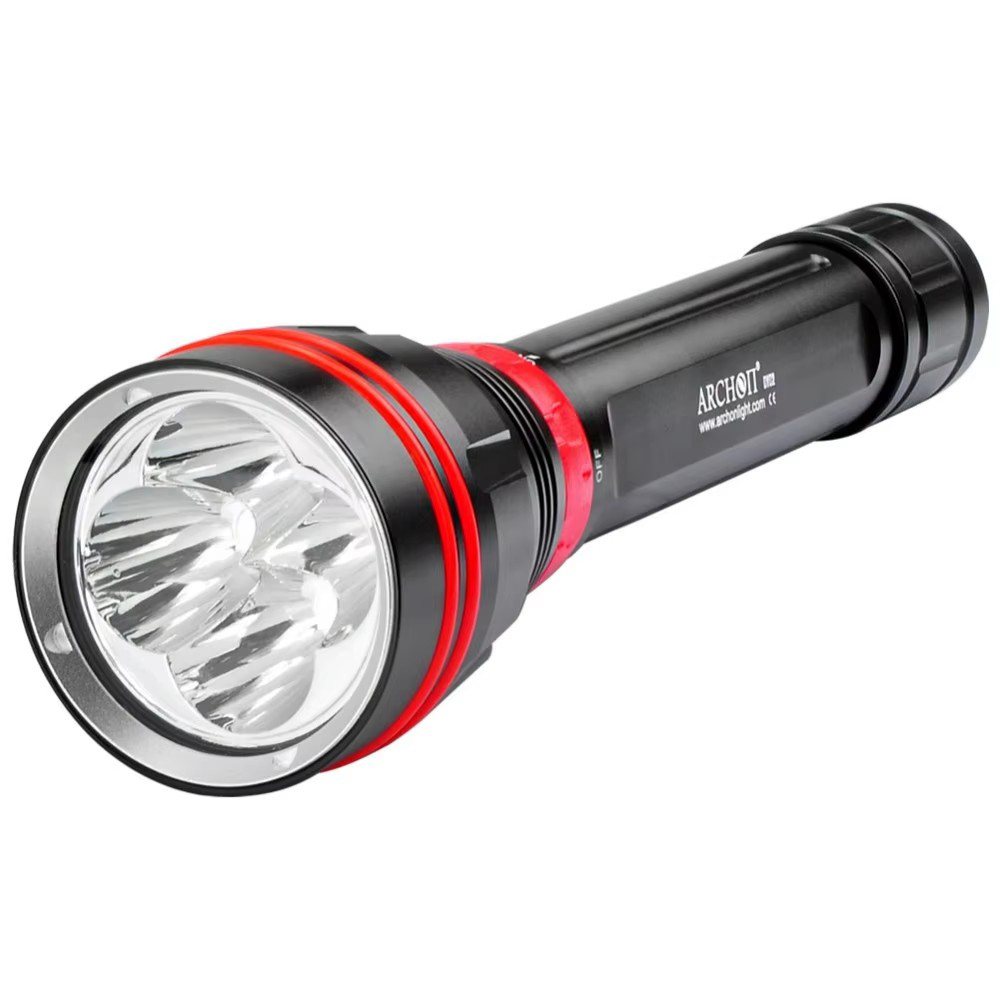 ไฟฉายดำน้ำ 4000LM 4-LED กันน้ำ - Underwater Flashlight บทวิจารณ์และราคา