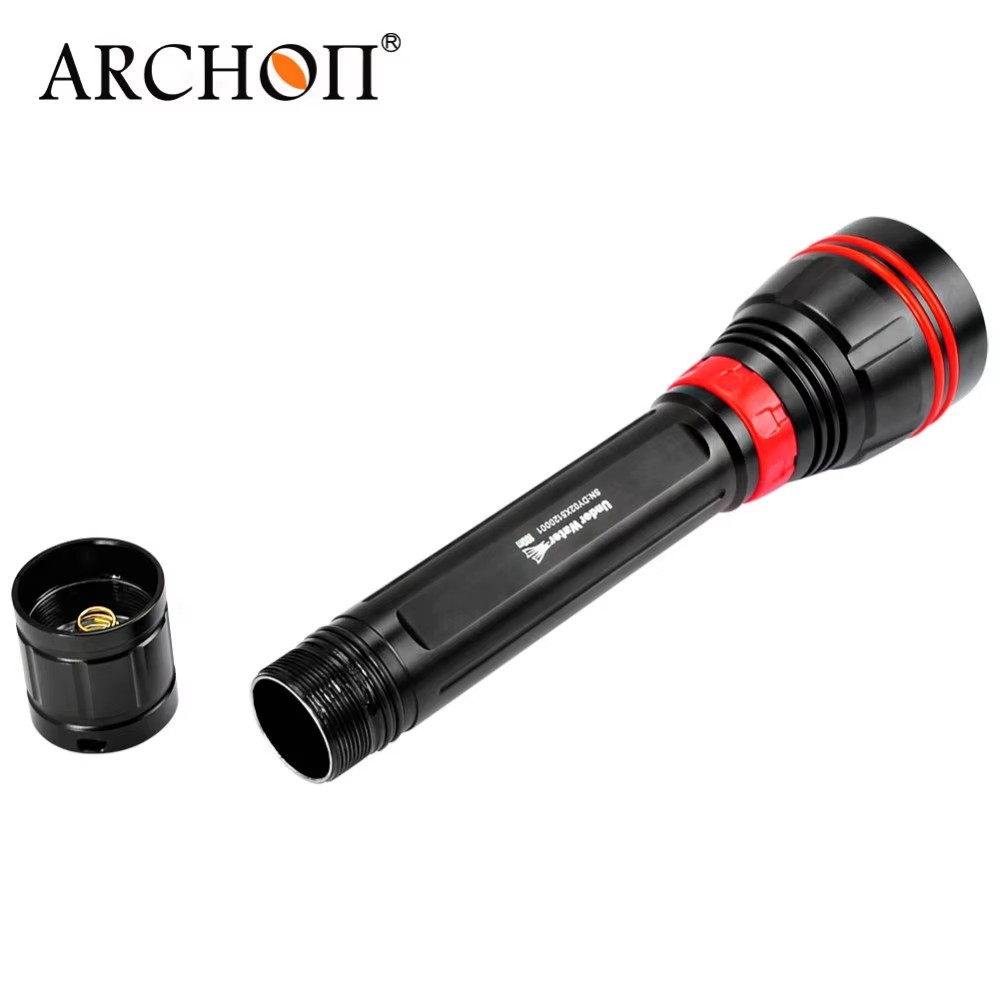 ไฟฉายดำน้ำ 4000LM 4-LED กันน้ำ - Underwater Flashlight บทวิจารณ์และราคา