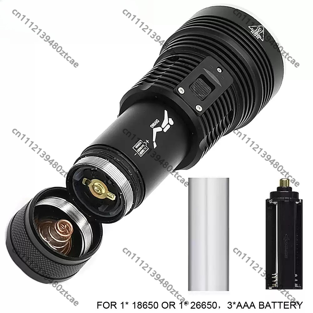 ไฟฉายดำน้ำเลเซอร์สีขาวกำลังสูง - Underwater Flashlight บทวิจารณ์และราคา