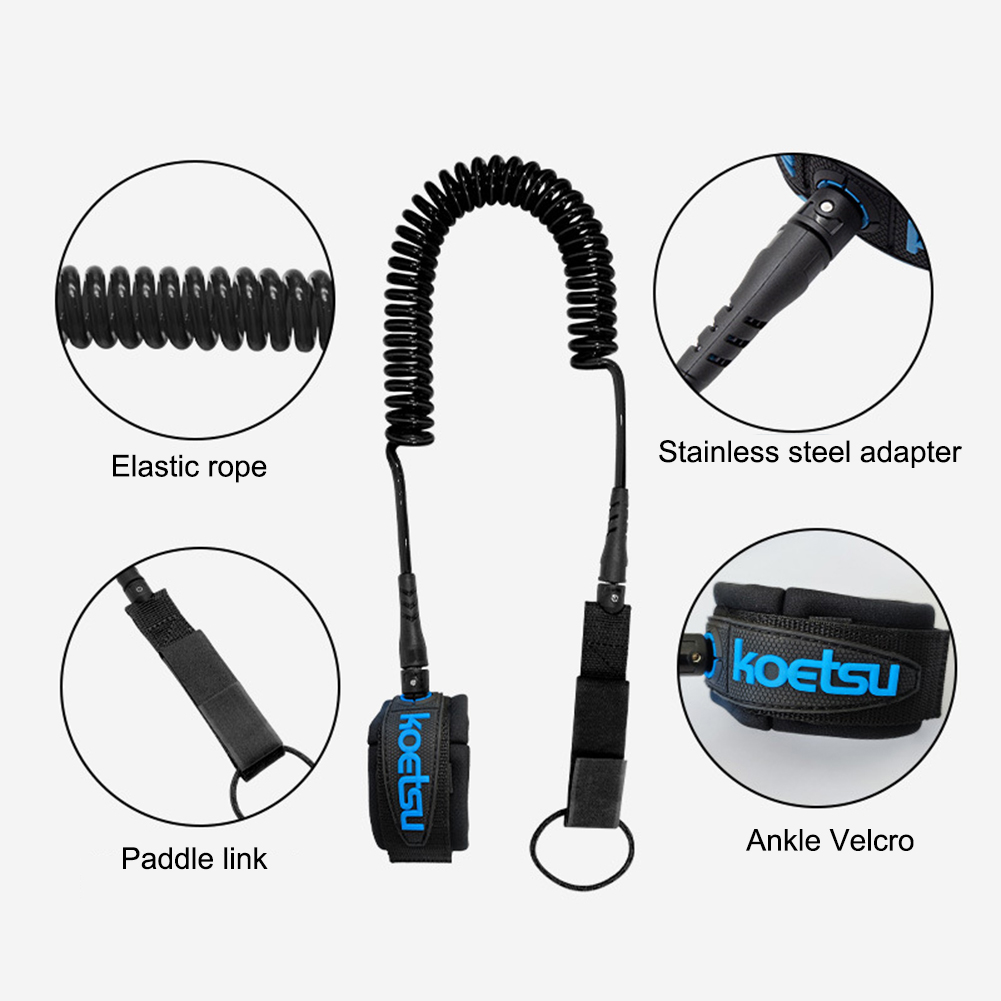 สายรัดข้อเท้าสำหรับกระดานโต้คล - Surfboard Leash Ankle บทวิจารณ์และราคา