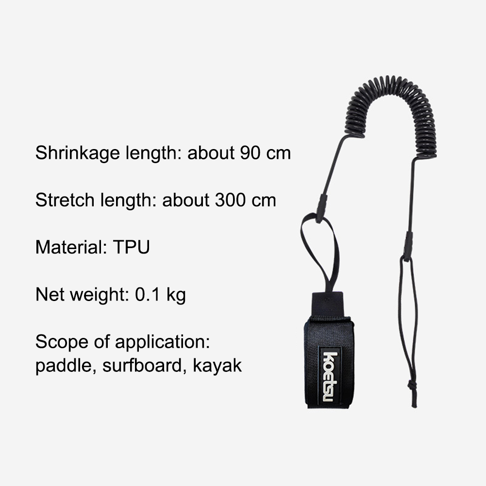 สายรัดข้อเท้าสำหรับกระดานโต้คล - Surfboard Leash Ankle บทวิจารณ์และราคา